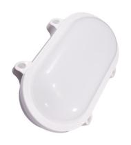 ELECTRO DH 81771B - APLIQUE OVAL LED. BLANCO. 20W. IP65. DIA