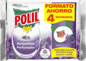 Grupo Imprex J664164 - ANTIPOLILLAS POLIL GANCHO LAVANDA 4UND