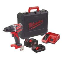 MILWAUKEE 4933472116 - TALADRO PERCUTOR COMPACTO SIN ESCOBILLAS 2 VELOCIDADES