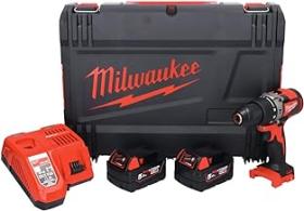 MILWAUKEE 4933464517 -     TALADRO PERCUTOR SIN ESCOBILLAS M18, 2 VELOCIDADES, PAR