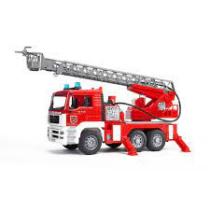 KRAMP AGRI U02771 - CAMIÓN MAN DE BOMBEROS CON ESCALERAS BRUDER