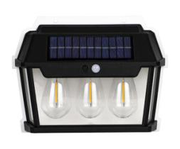 ELECTRO DH 817803 - APLIQUE SOLAR LED 3 BOMBILLAS 400LM 3000K